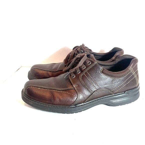 Clarks Other - Clarks Sherwin Limit Men’s Brown Leather Oxford Shoes Size 11 M